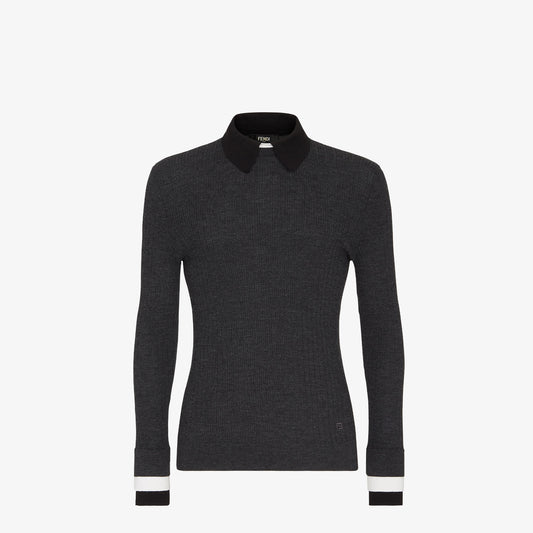 FENDI                                         Jumper
Grey wool jumper