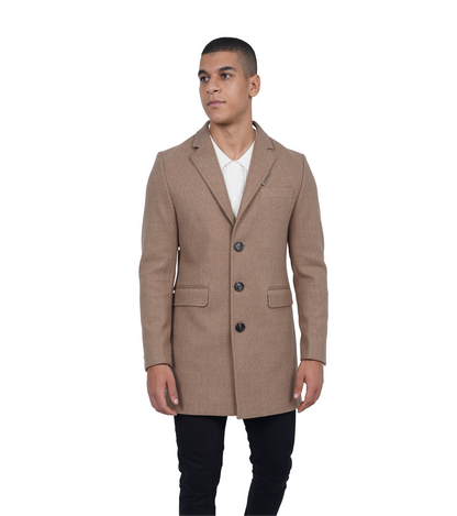 BURBERRY

Button Detail Wool Cashmere Tailored Coat