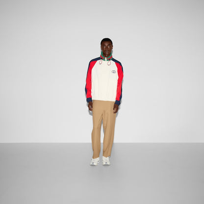 Conscious
Gucci
colour-block bomber jacket